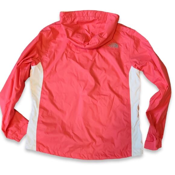 North Face Hyvent Pink and White Women's Windbreaker Jacket Size Medium - Picture 2 of 9